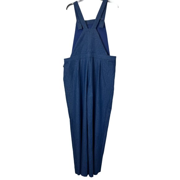 Women Wide Leg Demin Jumpsuit XL - Picture 4 of 4